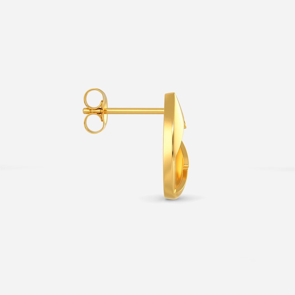 Confident Contours Gold Earrings