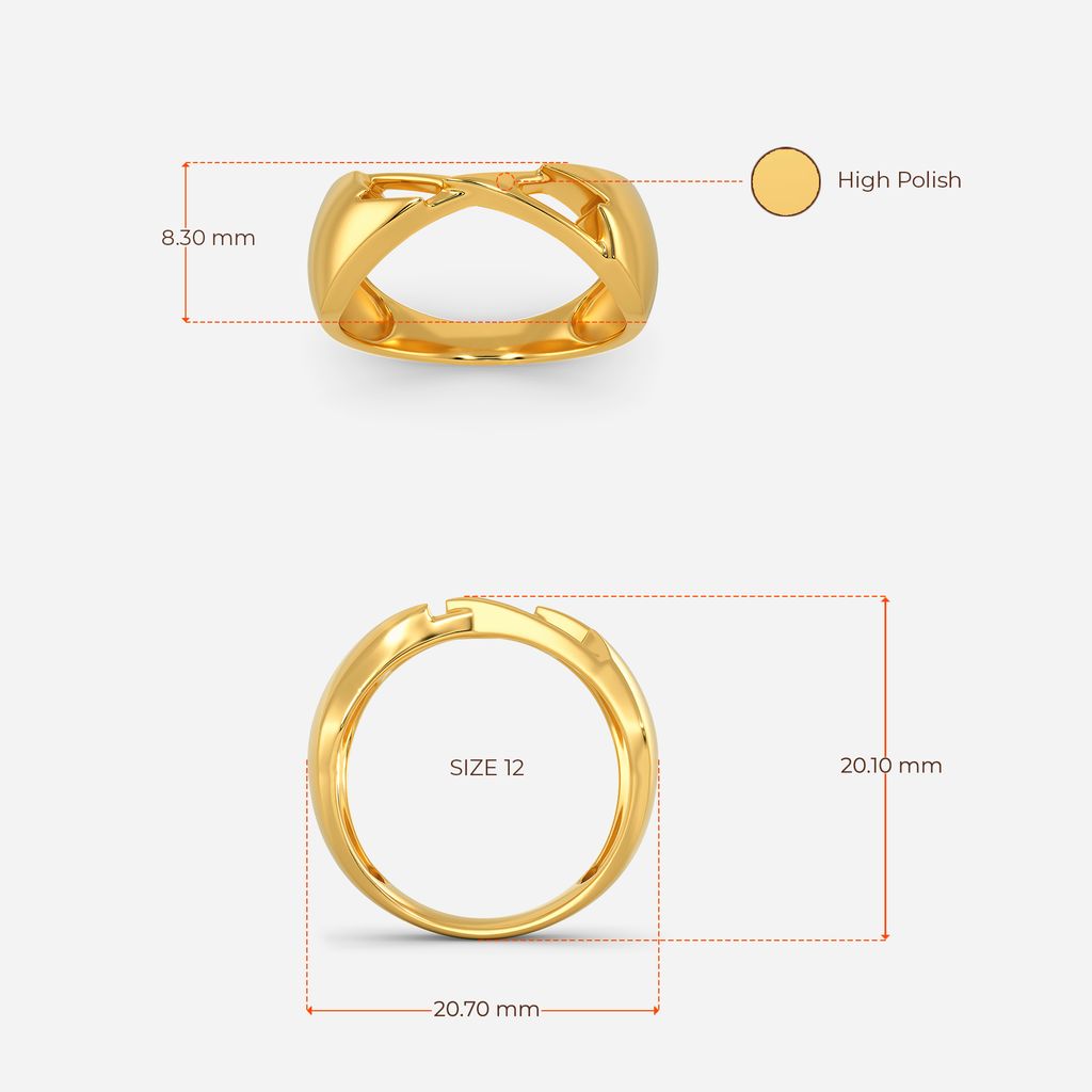 Fit to Fight Gold Rings image