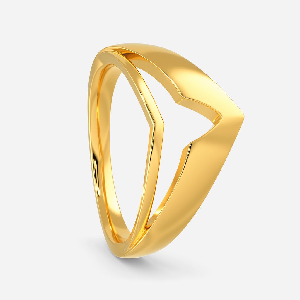 Purrfect Poise Gold Rings image