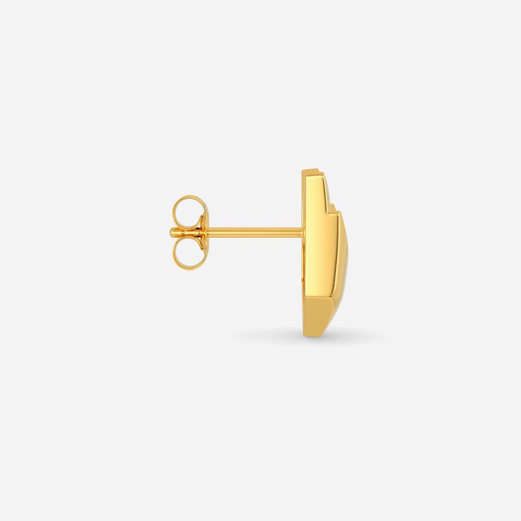 Purrfect Poise Gold Earrings