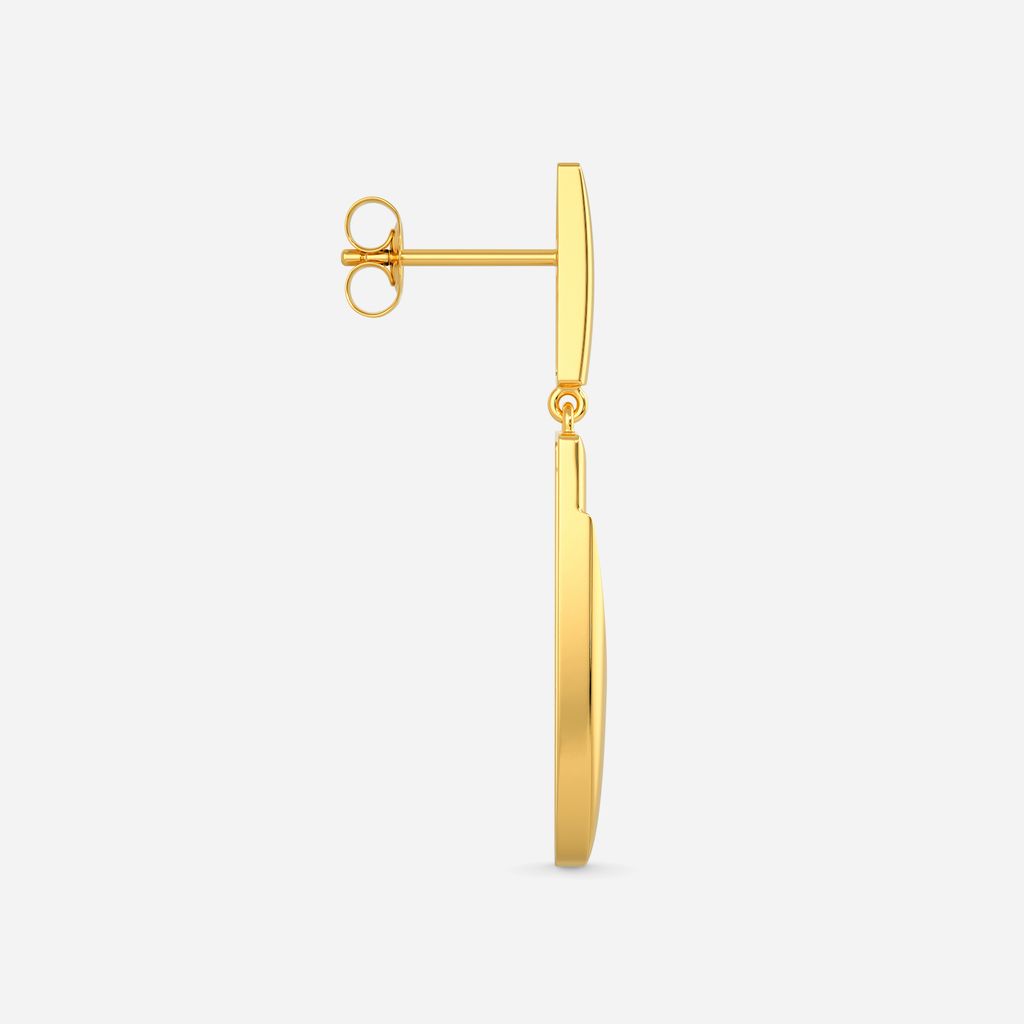 Sassy Stills Gold Earrings