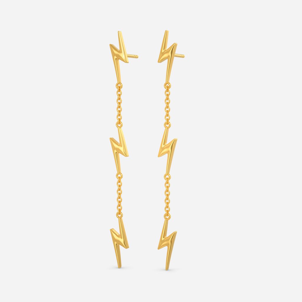 Cling Allure Gold Earrings