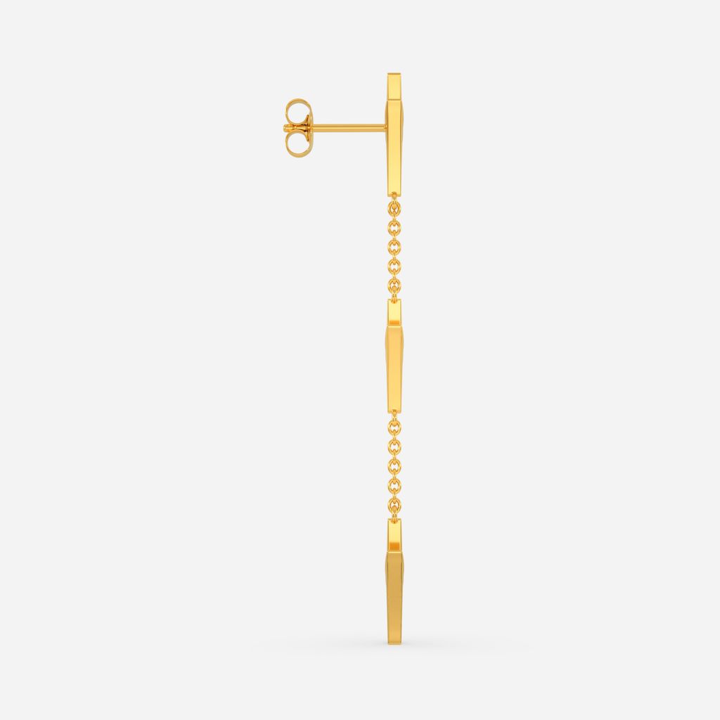 Cling Allure Gold Earrings