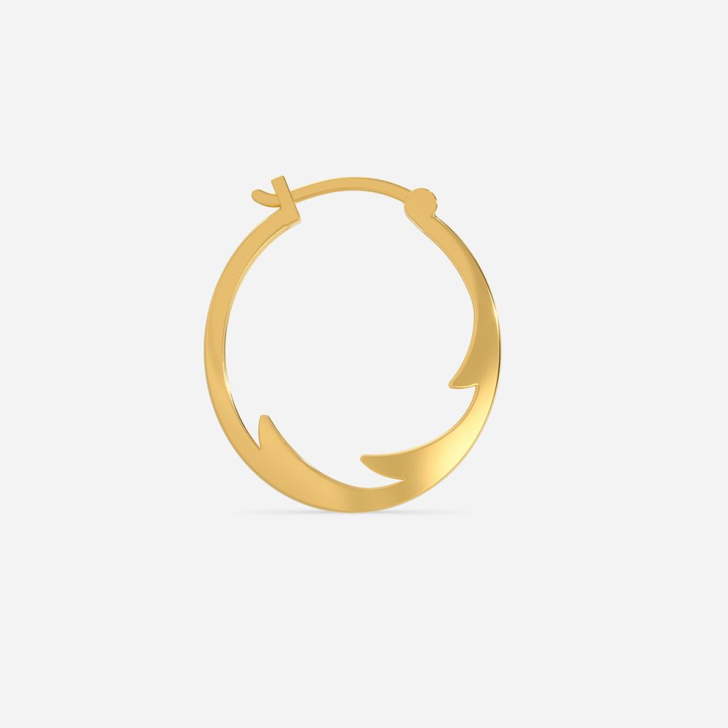 Cat Woman Gold Earrings