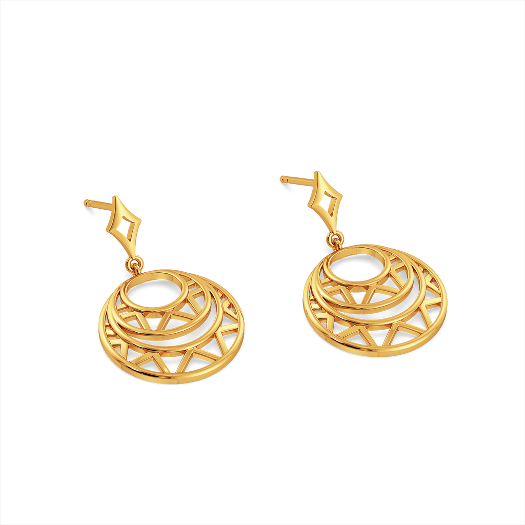 Raga Rays Gold Earrings