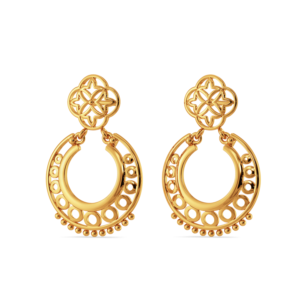 Bollywood Blink Gold Earrings