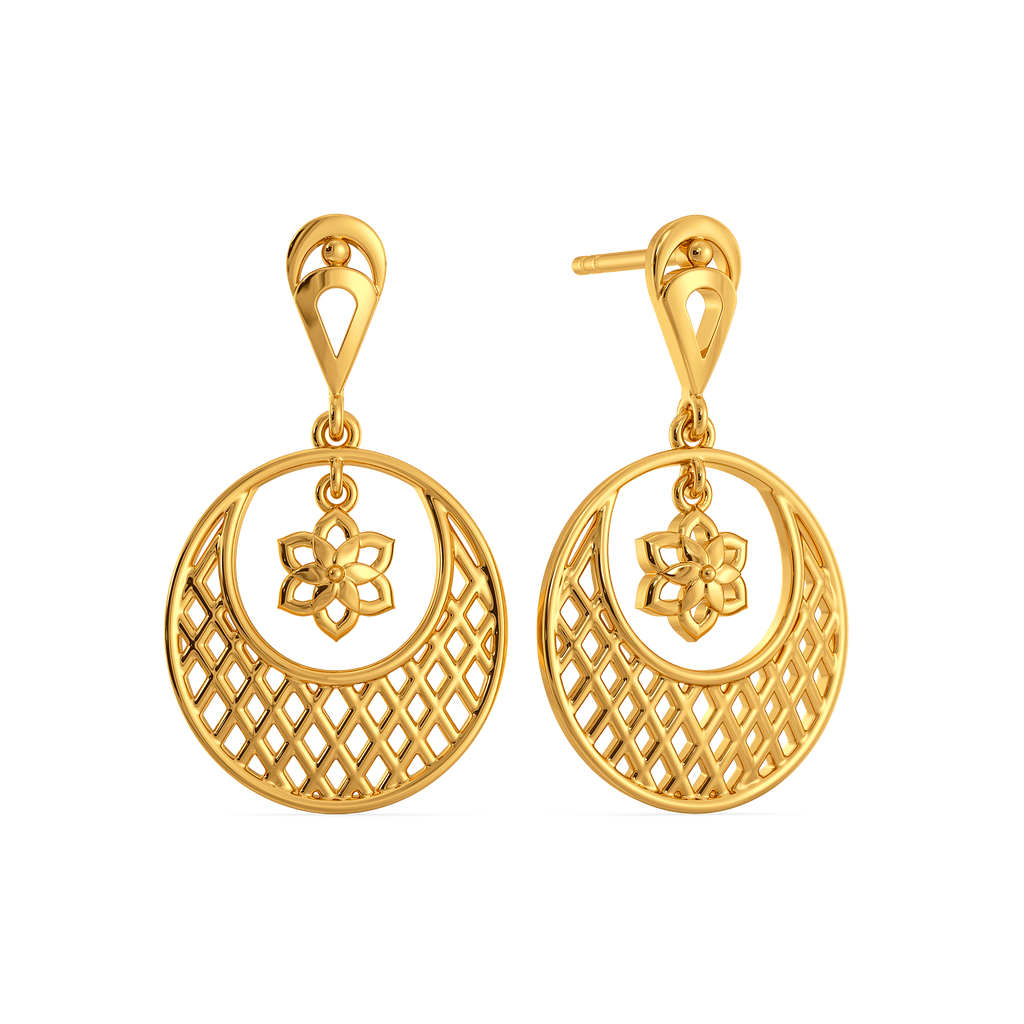 Kanchan Sway  Gold Earrings