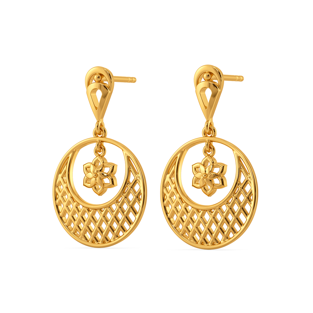 Kanchan Sway  Gold Earrings