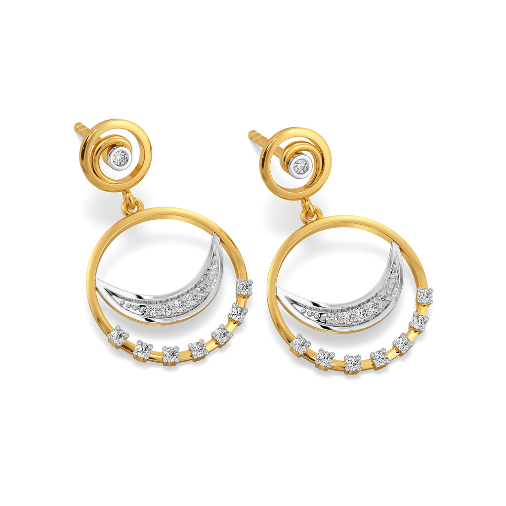 Saanjh Sparkle Diamond Earrings