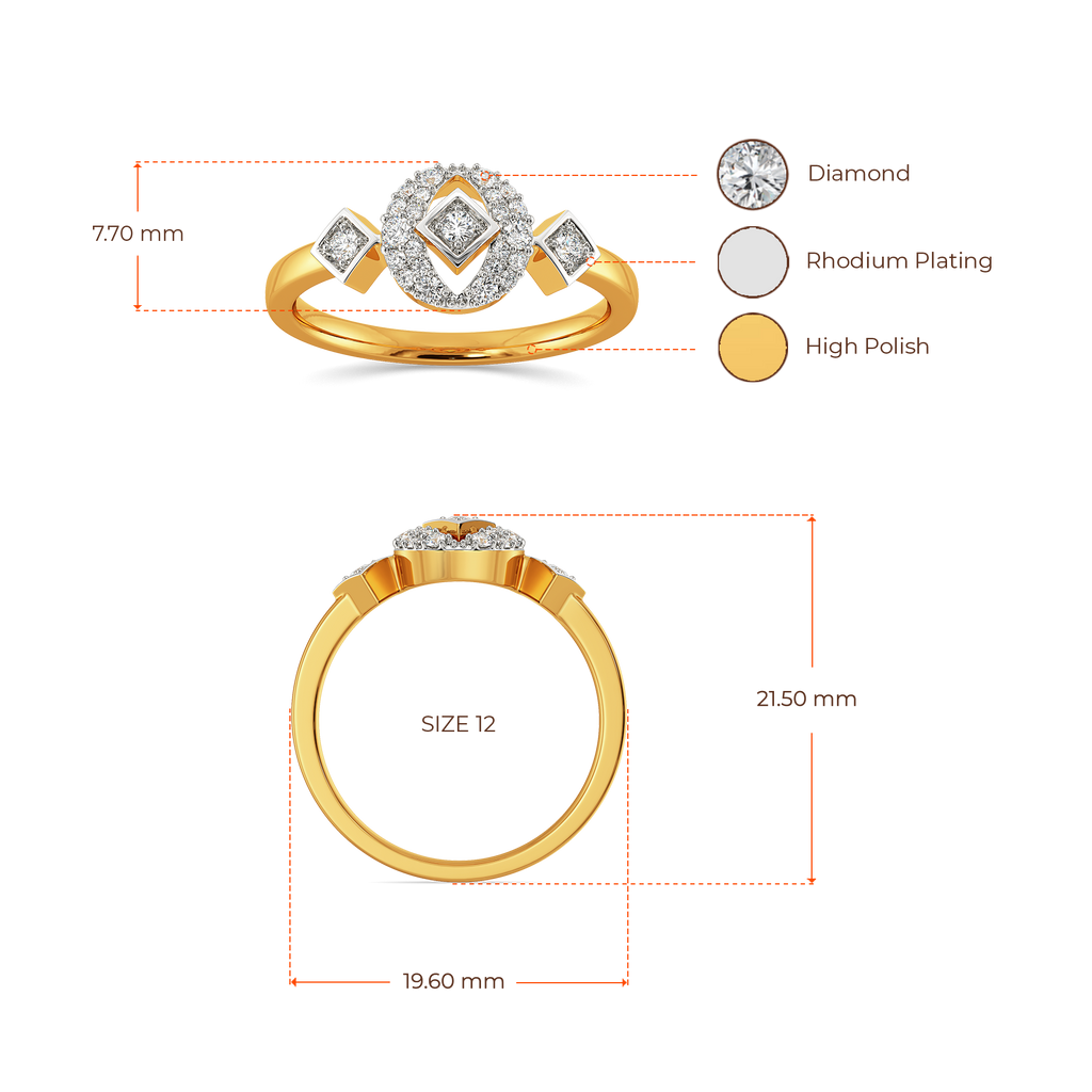 Jazz up in Cutouts Diamond Rings image