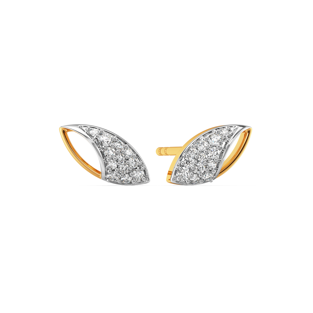 Call out Cutouts Diamond Earrings