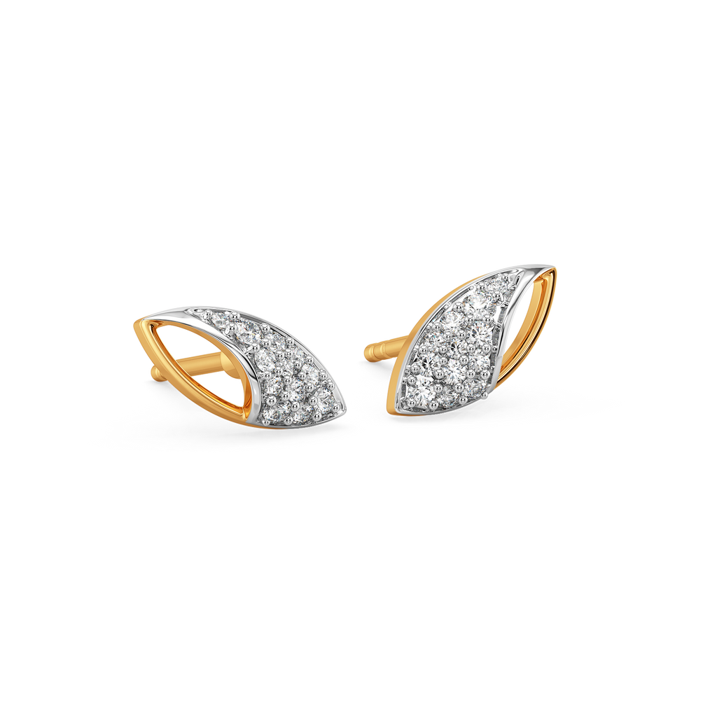 Call out Cutouts Diamond Earrings