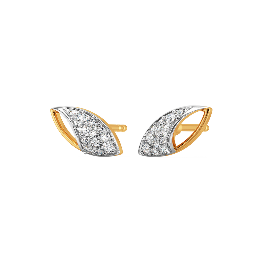 Call out Cutouts Diamond Earrings