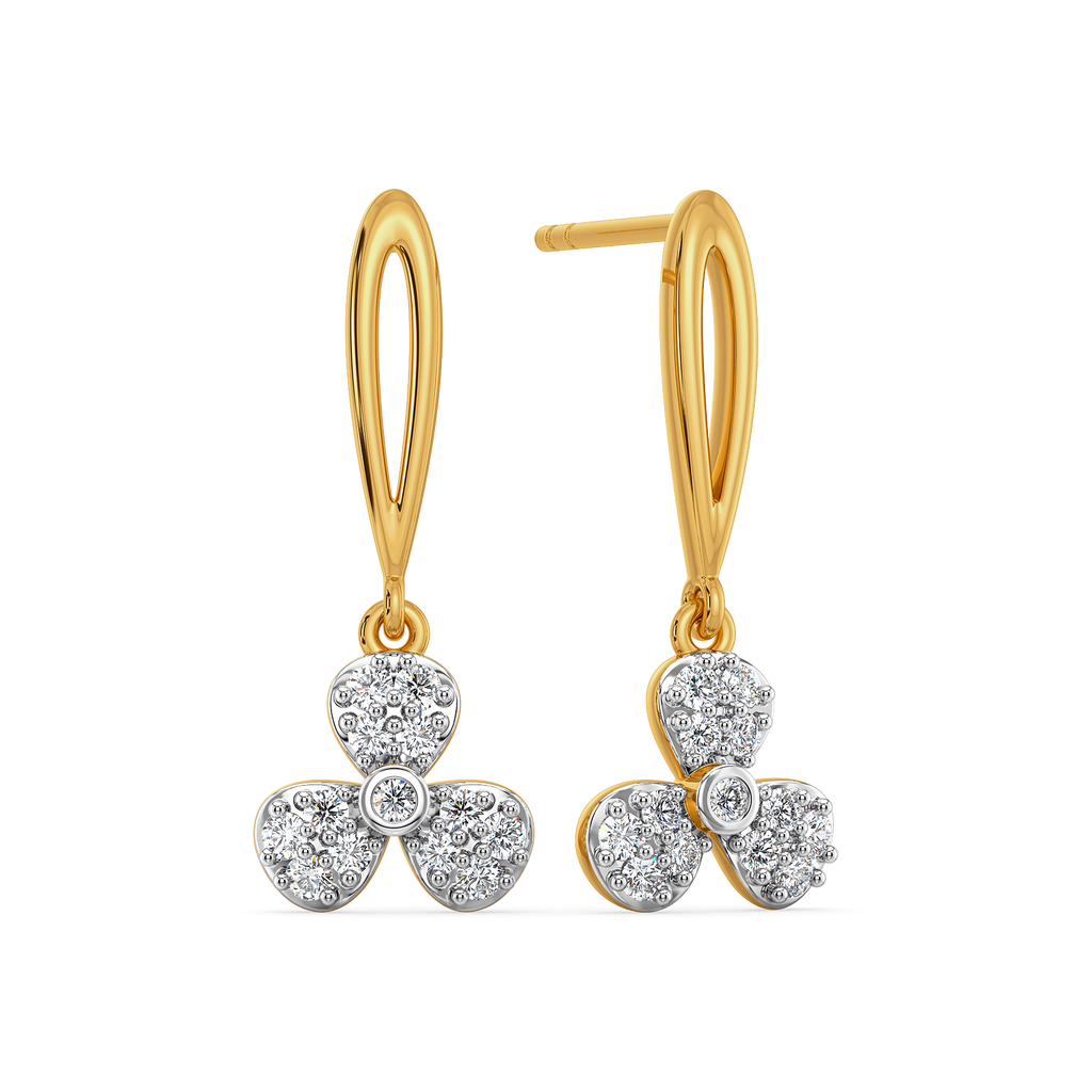 Chintz n Bloom Diamond Earrings