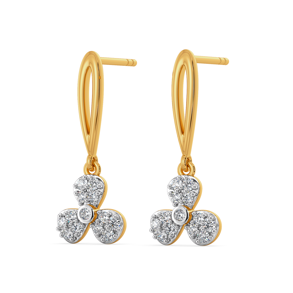 Chintz n Bloom Diamond Earrings