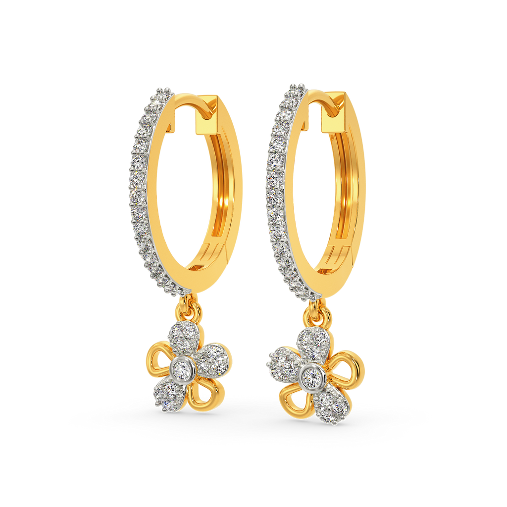 Exquisite Chintz Diamond Earrings