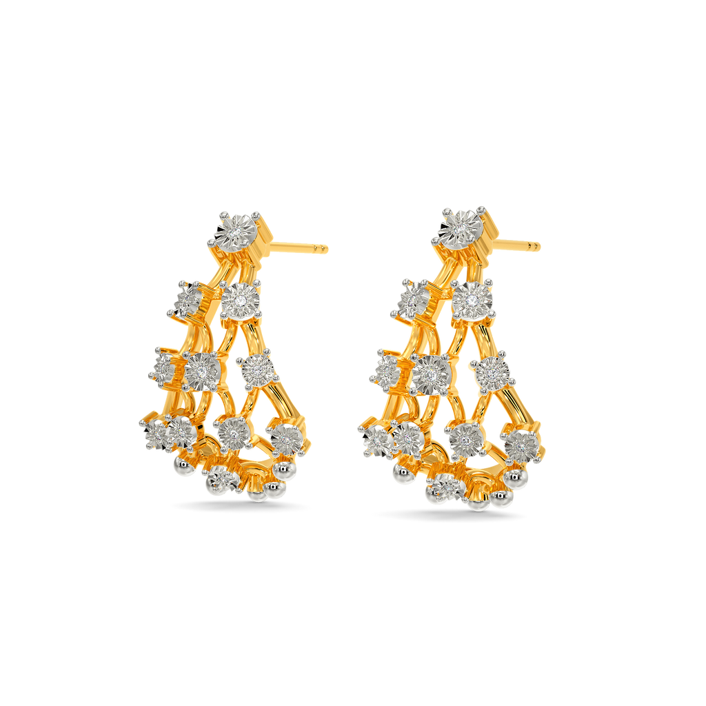 Embellished Glory Diamond Earrings