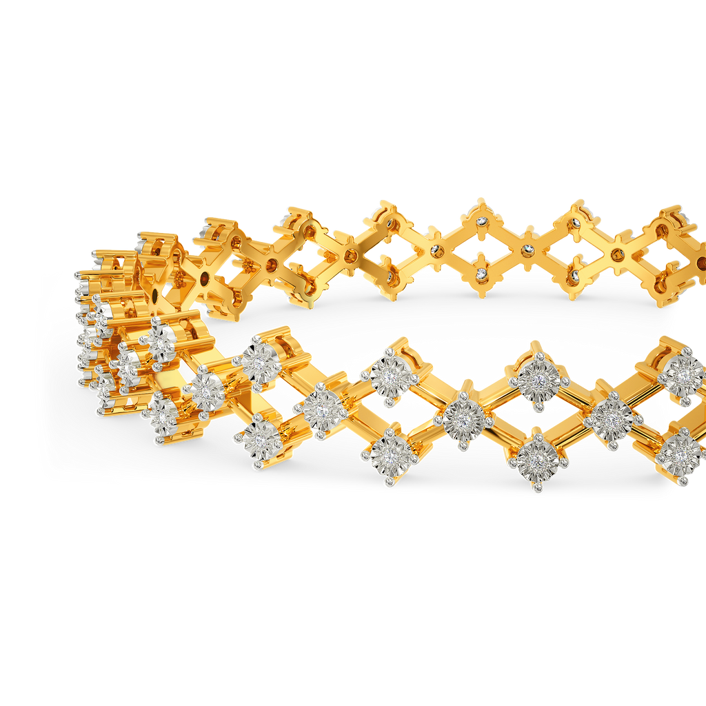 Embellished Glory Diamond Bangles