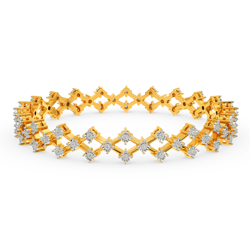 Embellished Glory Diamond Bangles