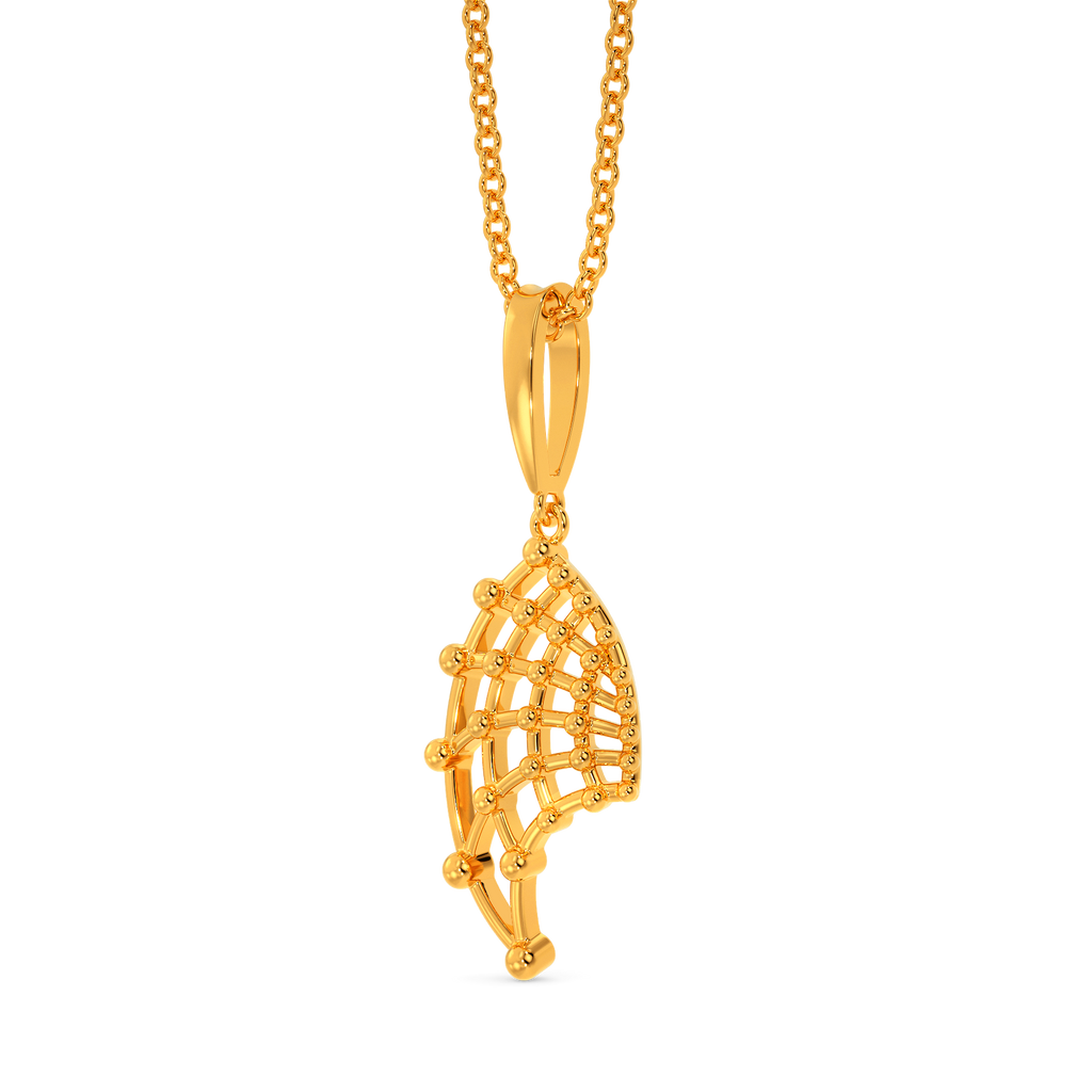 In A Party Mood Gold Pendants