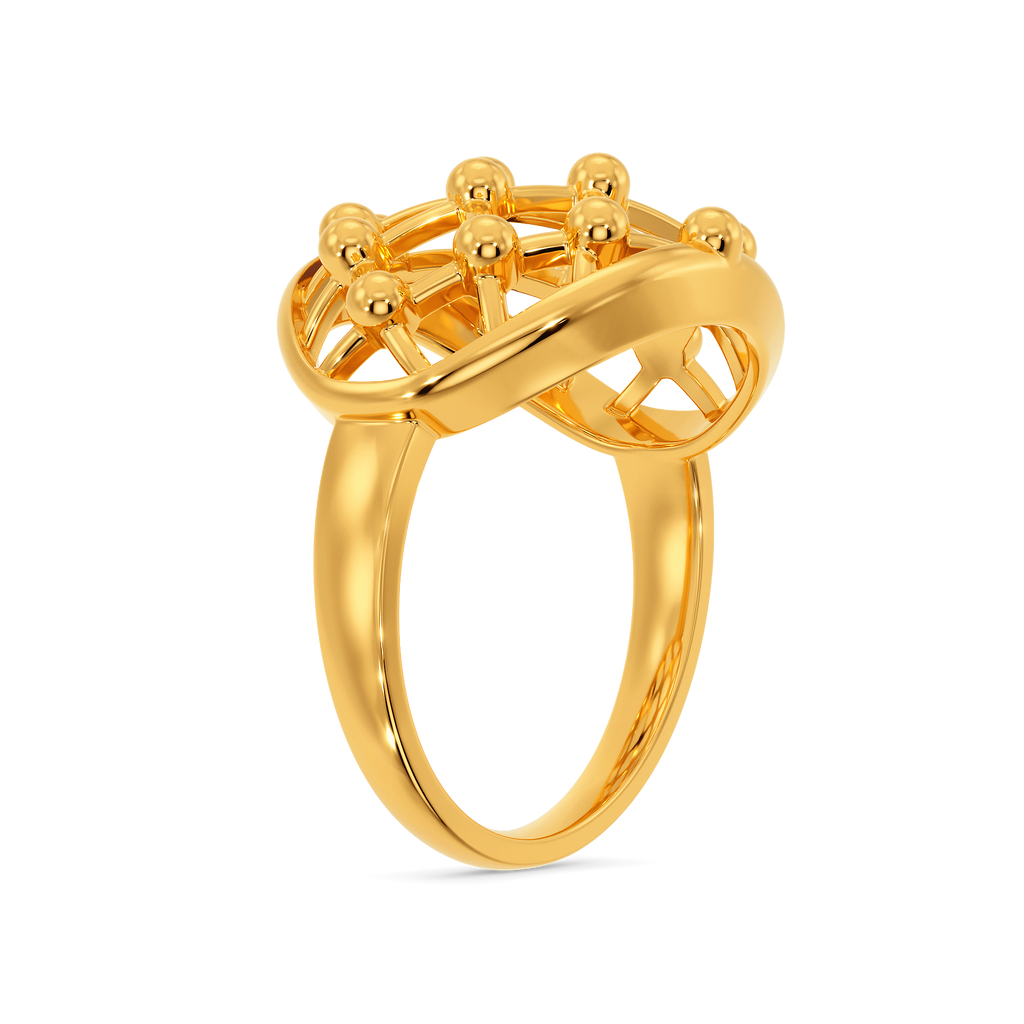 Bold N Slinky Gold Rings image