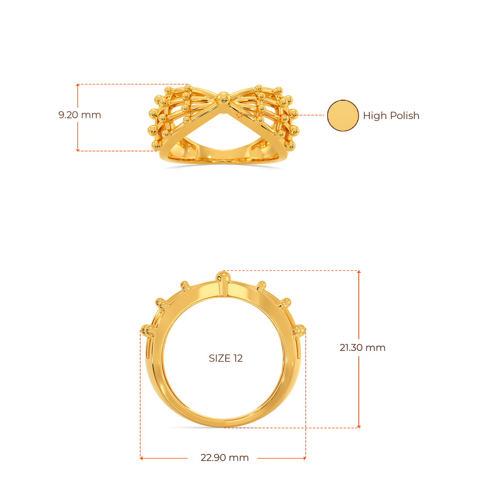 Sheer Bold Gold Rings image