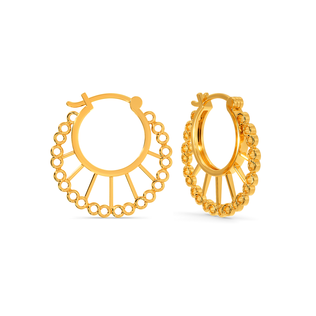 Cora Crochet Gold Earrings