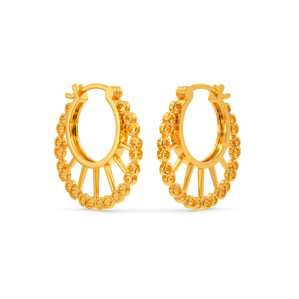 Cora Crochet Gold Earrings