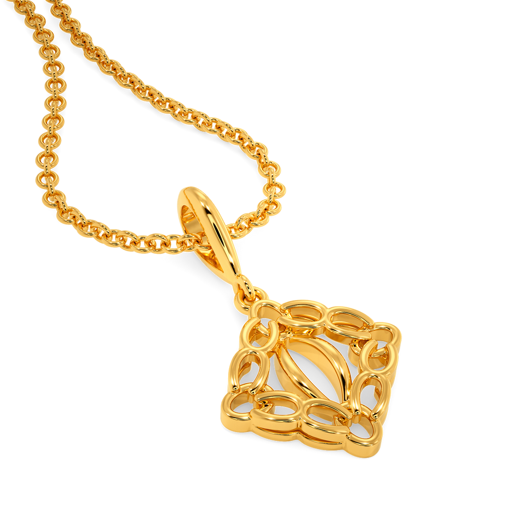 Crochet Mania Gold Pendants