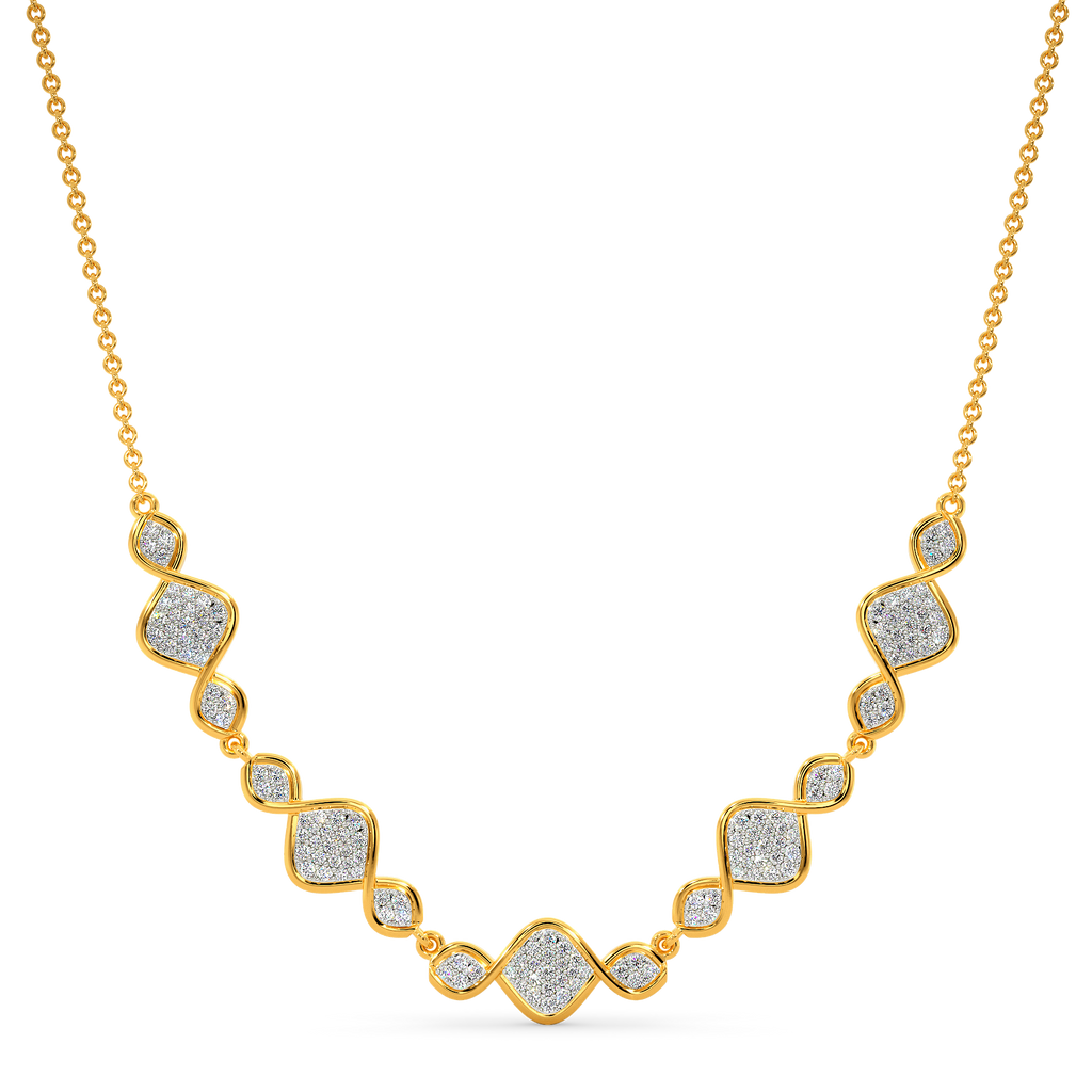 Crazy About Crochet Diamond Necklaces