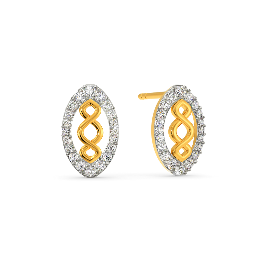 Crazy About Crochet Diamond Earrings