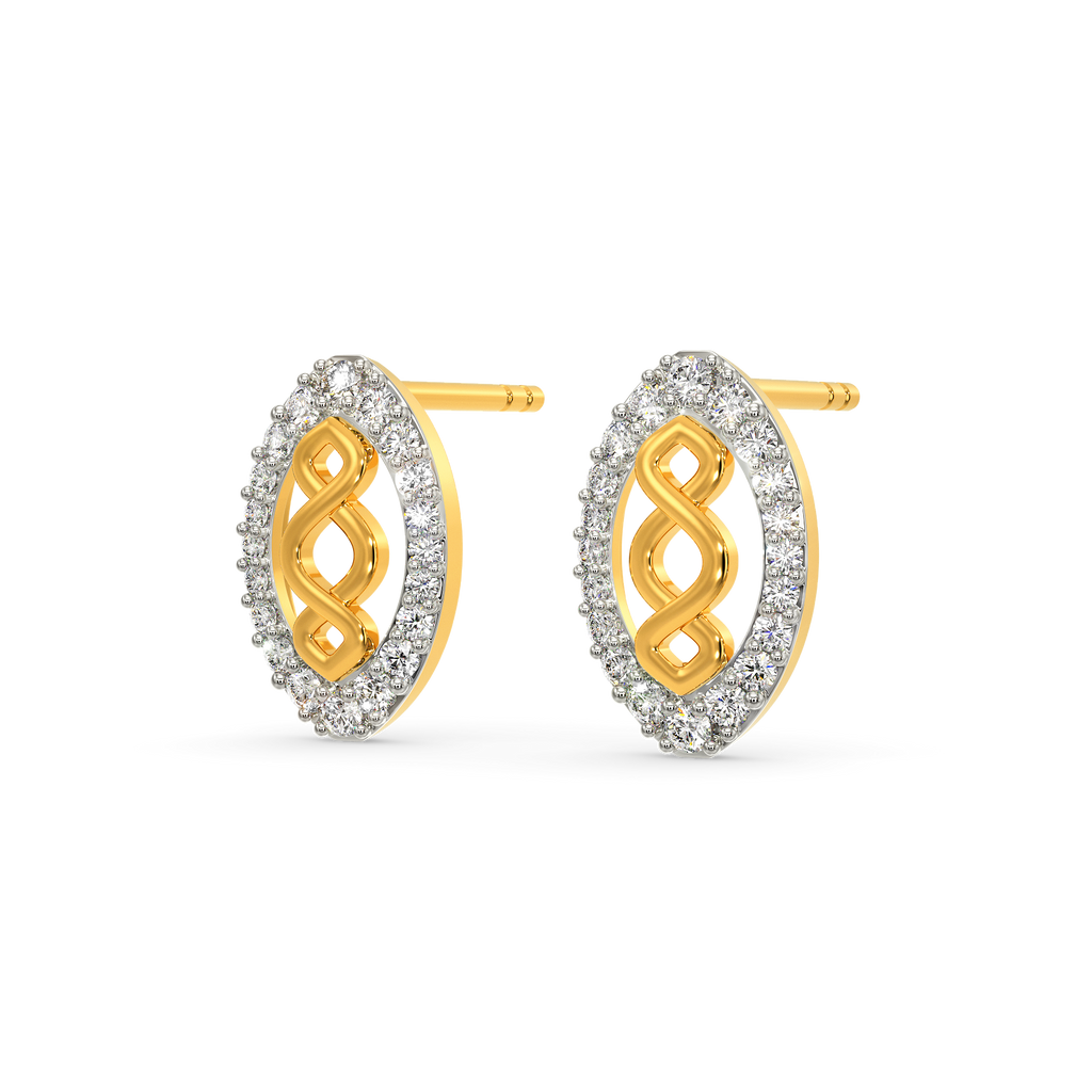 Crazy About Crochet Diamond Earrings