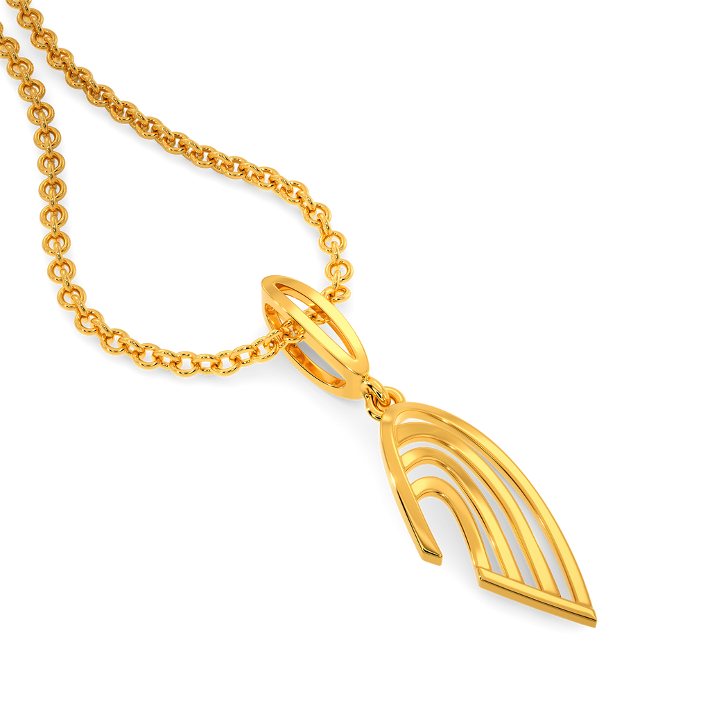 Drape Drama Gold Pendants