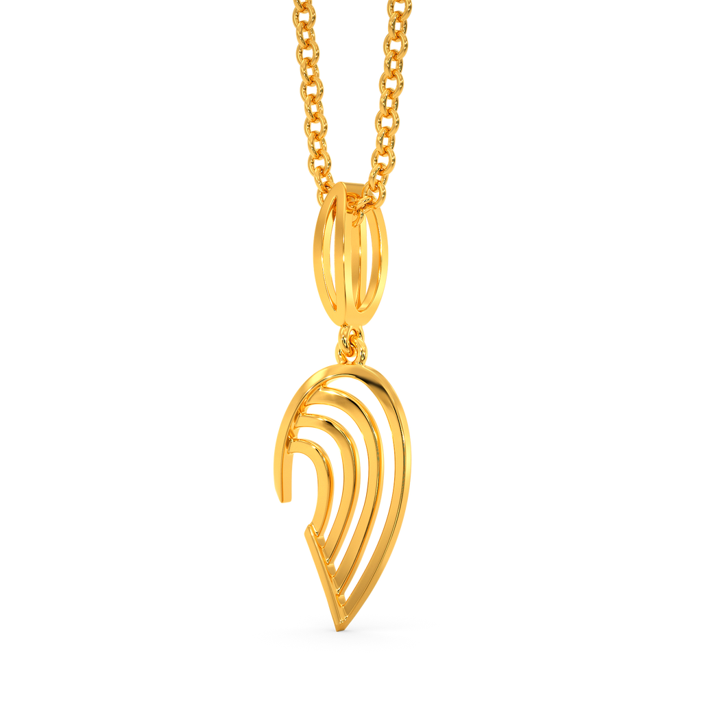 Drape Drama Gold Pendants