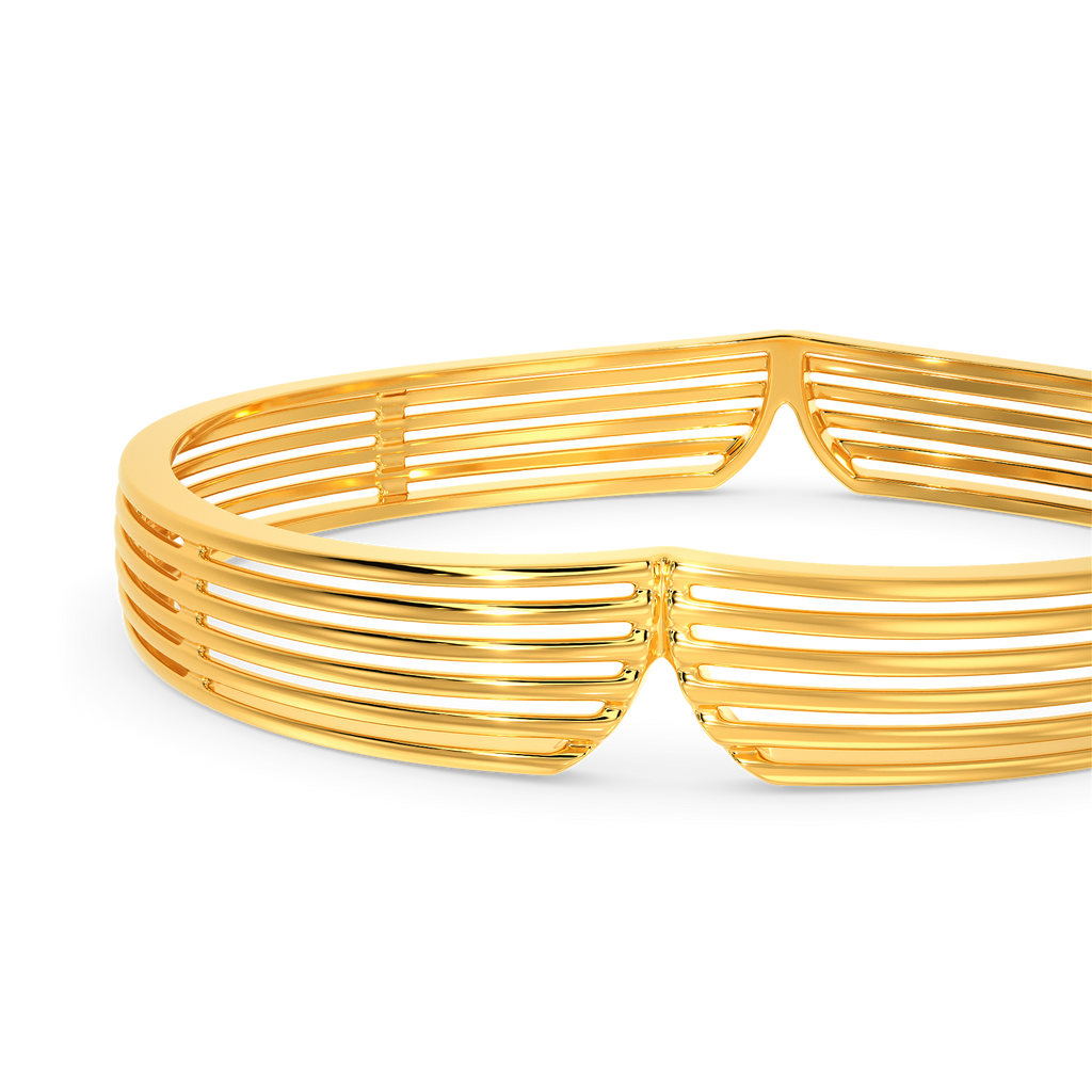 Drape Disco Gold Bangles