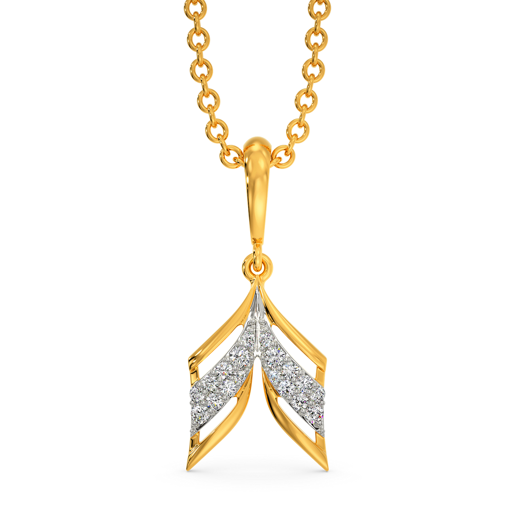 Drape Allure Diamond Pendants
