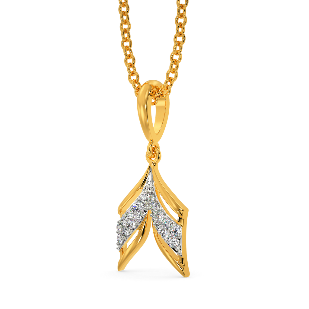 Drape Allure Diamond Pendants