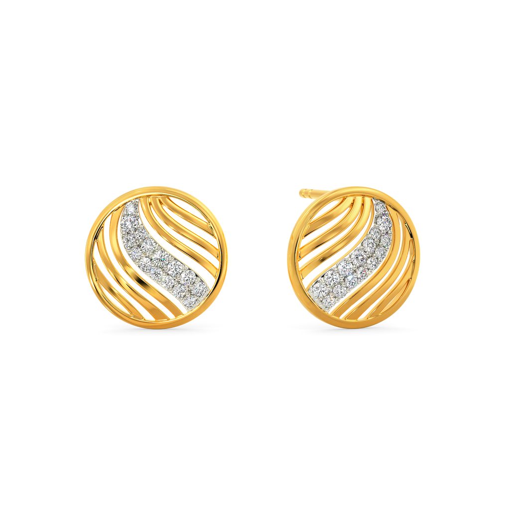 Effortless Drape Diamond Earrings