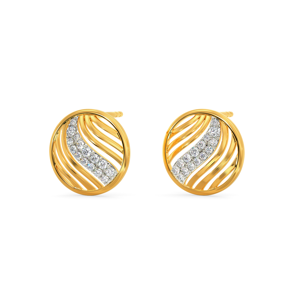 Effortless Drape Diamond Earrings