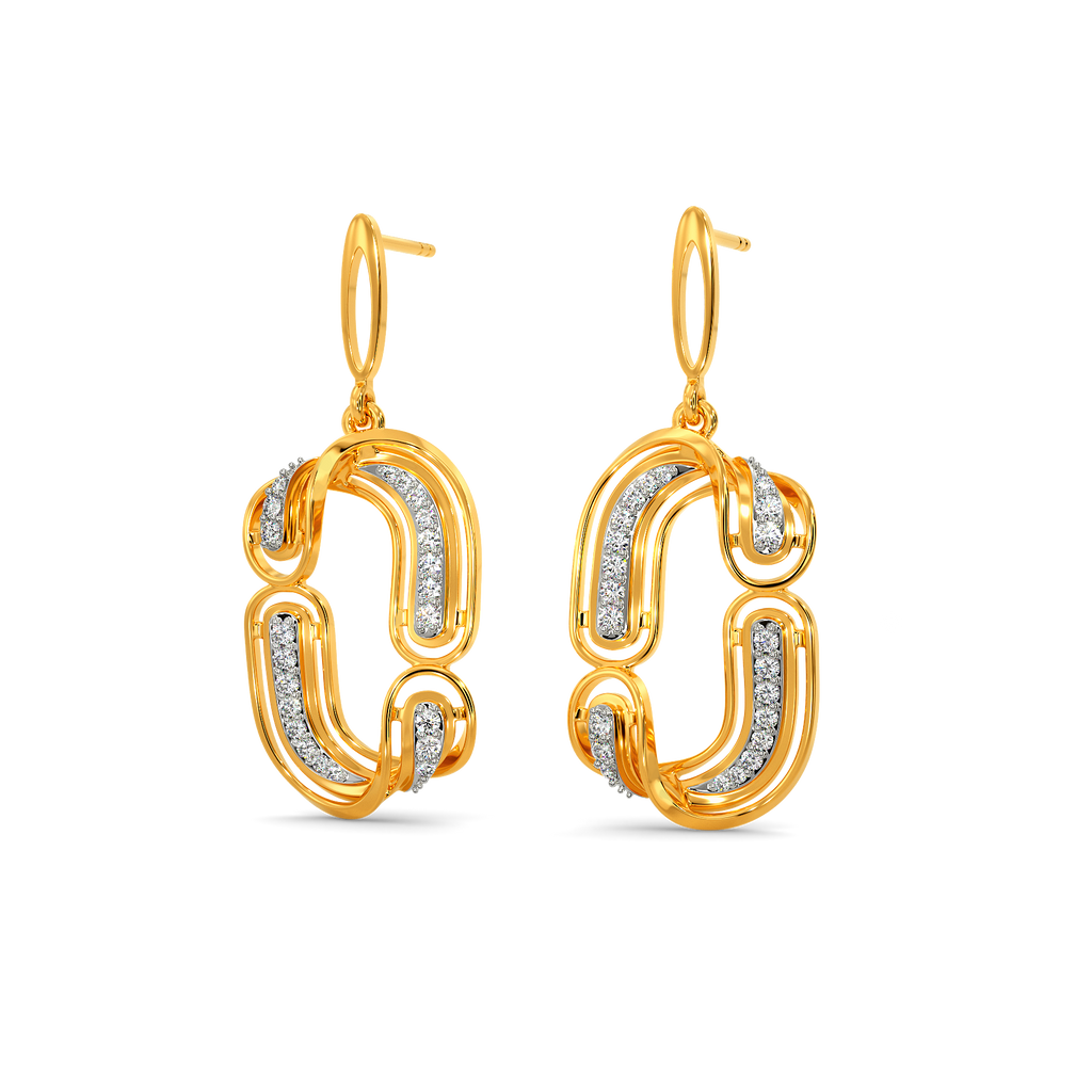 Draper Drapin Diamond Earrings