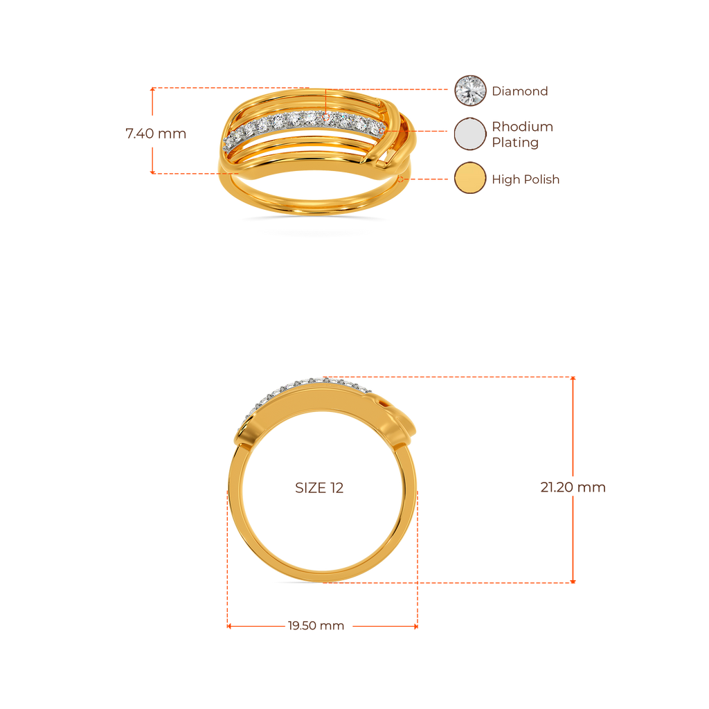 Draper Drapin Diamond Rings image