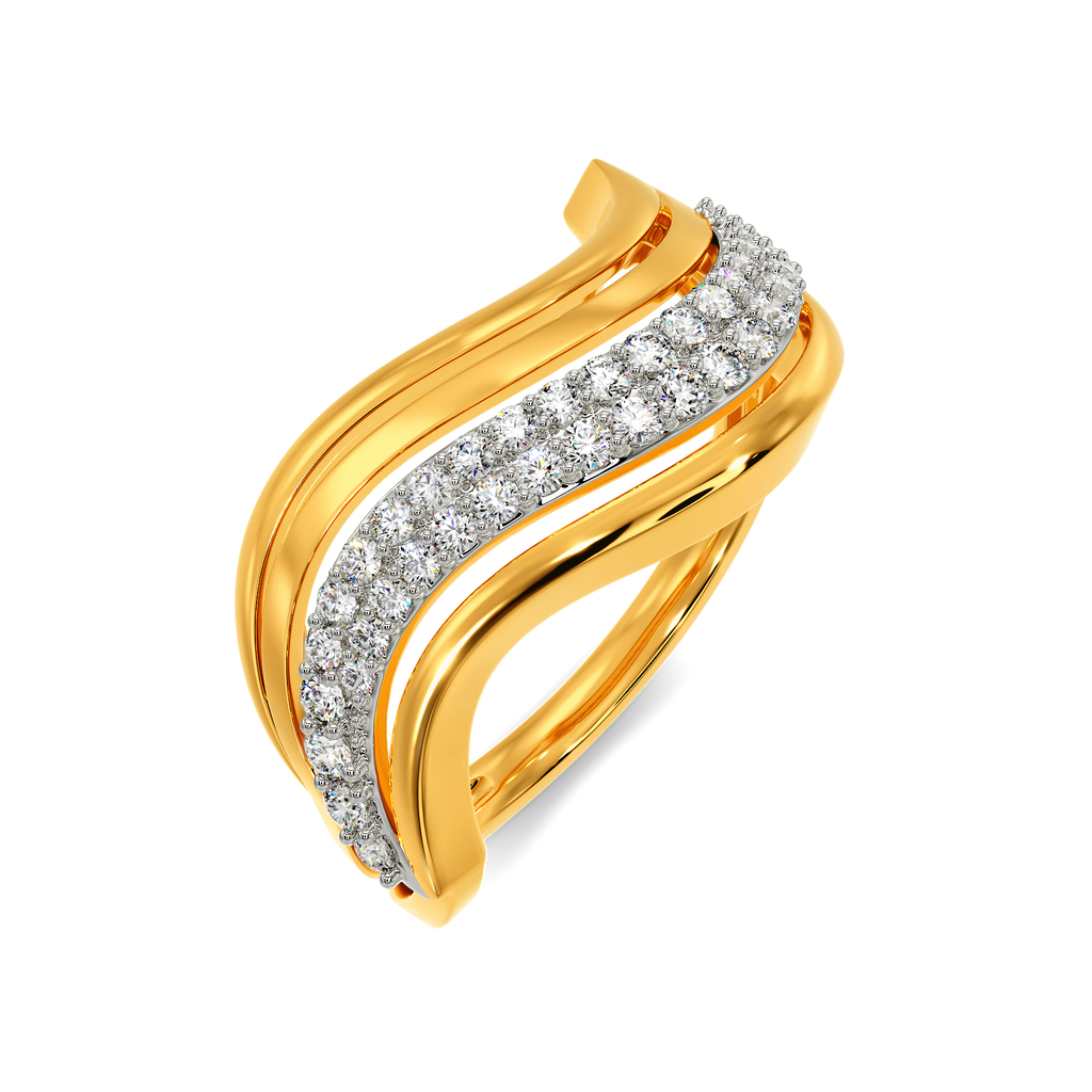 Drape Game Diamond Rings