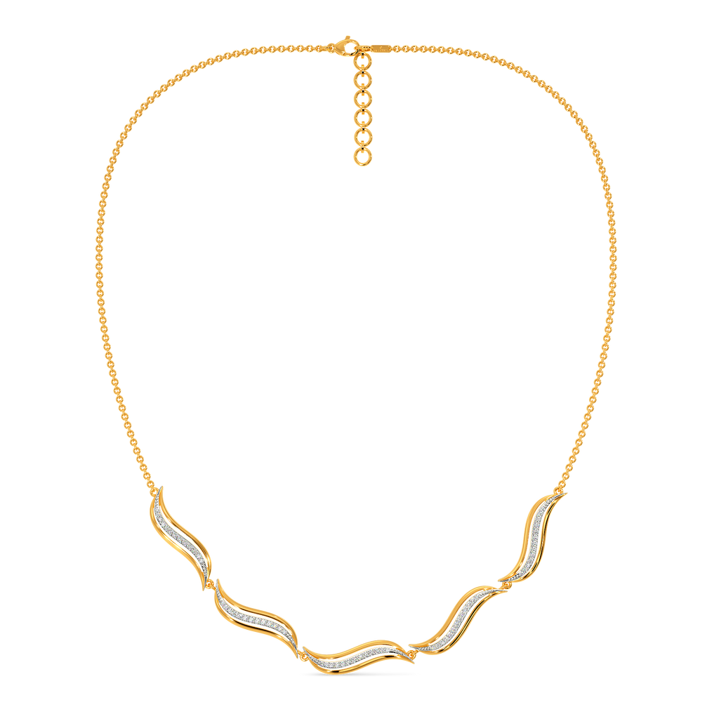 Drape Game Diamond Necklaces