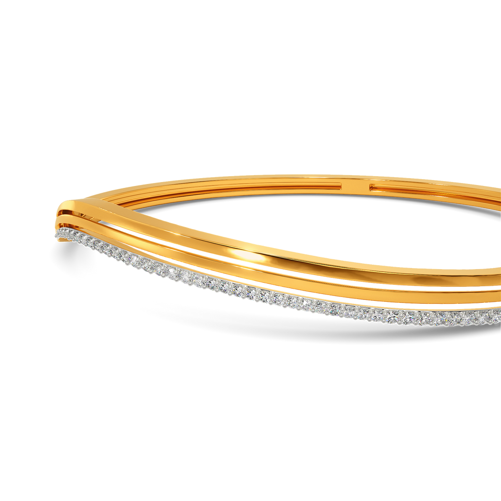 Party in Drapes Diamond Bangles