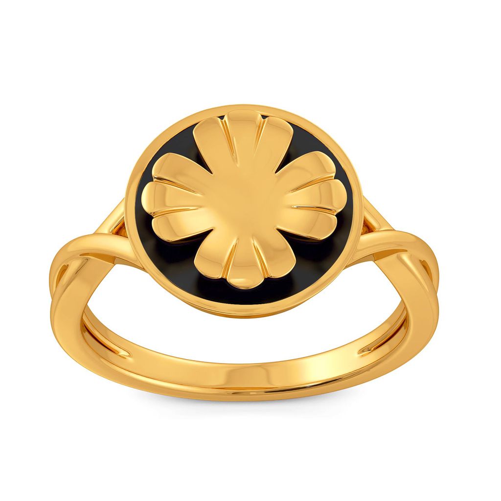 Floral Inks Gold Rings alternate view 2