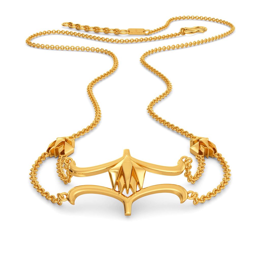 A Bud Shade Gold Necklaces