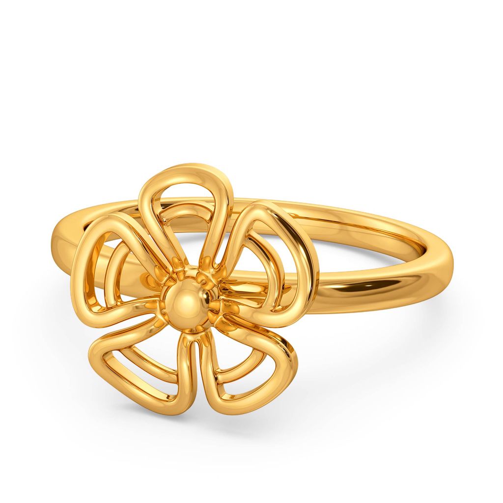 Fearless Watercress Gold Rings alternate view 3