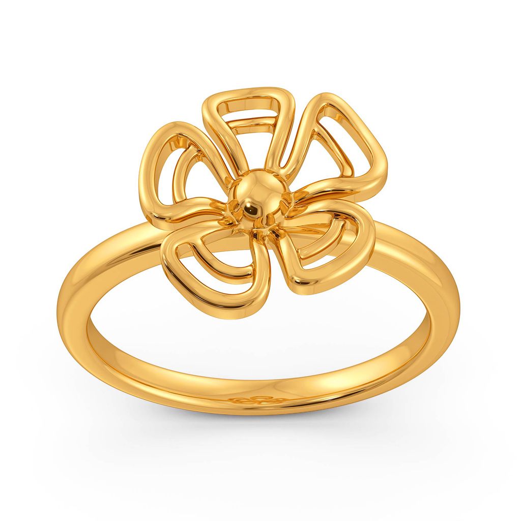 Fearless Watercress Gold Rings alternate view 2