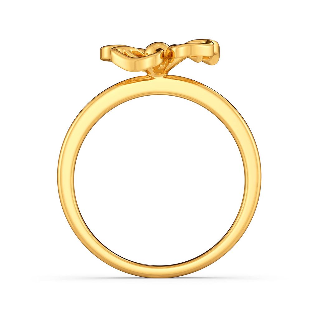 Fearless Watercress Gold Rings image