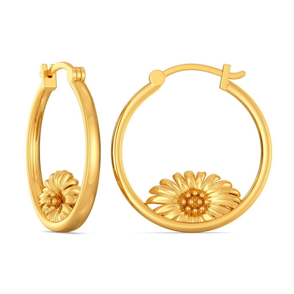 Daisy Decadence Gold Earrings